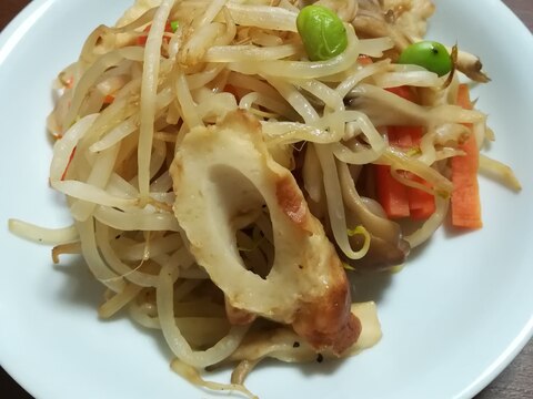 ちくわと野菜の炒めもの